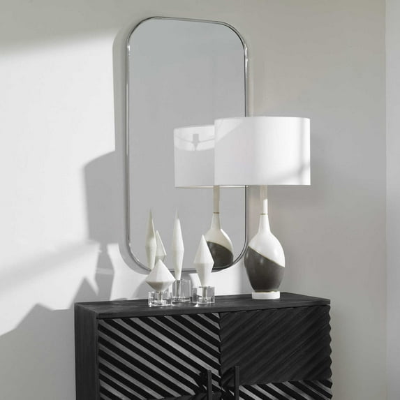Uttermost 09719 Taft 41" X 21" Contemporary Rounded Corner Rectangular Vanity Bath Wall