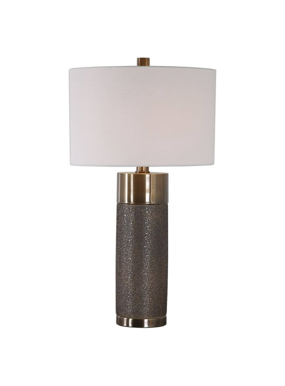 Uttermost 27914-1 Brannock 18" Wide Medium (E26) Single Bulb Base Ambient Light Ceramic
