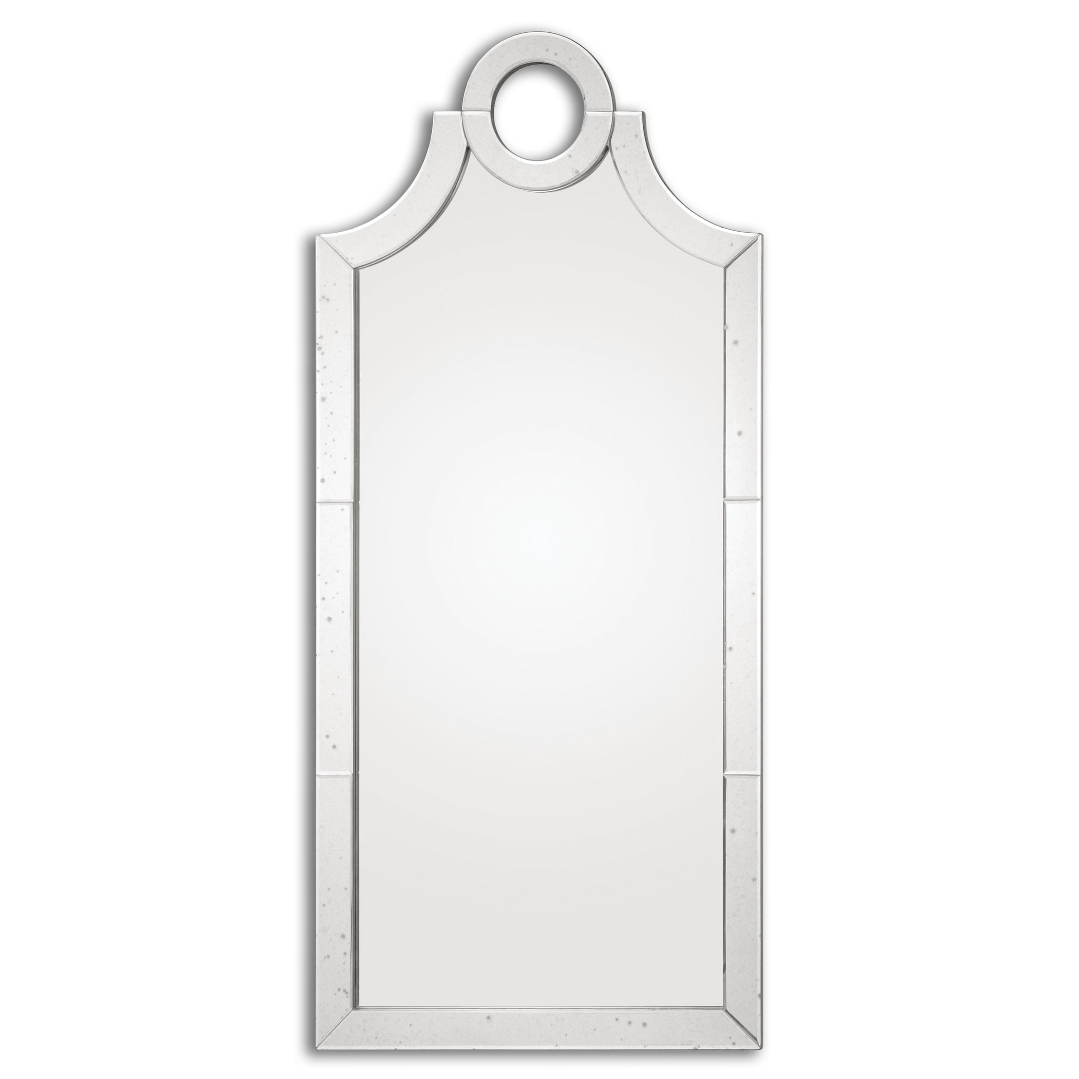 66" Silver Frameless Rectangular Modern Mirror