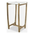 thumbnail image 1 of Uttermost Affinity White Marble Accent Table, 1 of 6