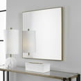 thumbnail image 1 of Uttermost Alexo Gold Square Mirror, 1 of 10