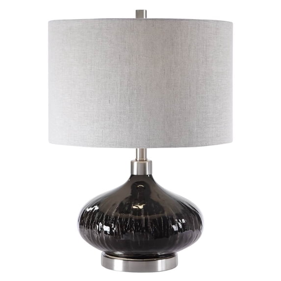 Uttermost Ampara Deep Charcoal Table Lamp