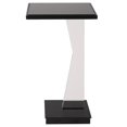 thumbnail image 1 of Uttermost Angle 22.75" Contemporary Metal & Acrylic Accent Table in Black, 1 of 9
