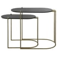 thumbnail image 1 of Uttermost Aztec Wood Nesting Tables in Ebony (Set of 2), 1 of 7