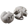 thumbnail image 1 of Uttermost - Balls S/2 - Ermanno - 16 inch Decoative Ball (Set of 2)   Pale Gray, 1 of 3