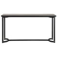 thumbnail image 1 of Uttermost Basuto Modern Iron Metal and Wood Console Table in Light Gray, 1 of 7