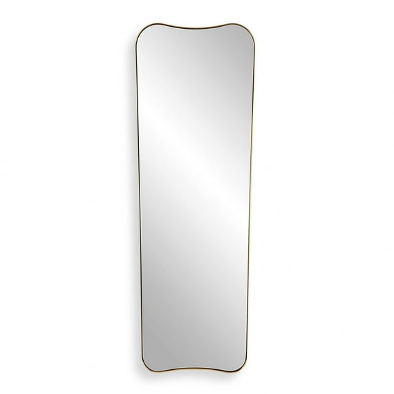 Uttermost Belvoir Large Antique Brass Mirror 09839