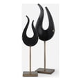thumbnail image 1 of Uttermost Black Flame Sculptures Set of 2, 1 of 6