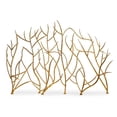 thumbnail image 1 of Uttermost Branches Coastal Iron Metal Decorative Fireplace Screen in Gold, 1 of 4