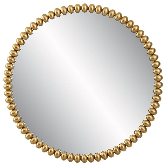 Uttermost Byzantine Round Gold Mirror 09793