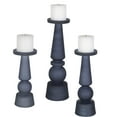 thumbnail image 1 of Uttermost Cassiopeia Glass Candleholder in Midnight Blue (Set of 3), 1 of 2