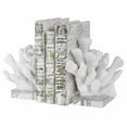 thumbnail image 1 of Uttermost Charbel Coastal Resin and Crystal Bookend in White (Set of 2), 1 of 7