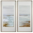 thumbnail image 1 of Uttermost Coastline Aluminum Framed Prints in Light Blue/Gray (Set of 2), 1 of 6