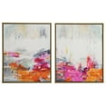 thumbnail image 1 of Uttermost Color Theory Canvas Fabric Abstract Arts in Multi-Color (Set of 2), 1 of 6
