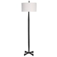 thumbnail image 1 of Uttermost Counteract 67.38" Transitional Rust Metal Fabric Floor Lamp in Black, 1 of 7