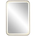 thumbnail image 1 of 09862-Uttermost-Crofton - Vanity Mirror-32.25 Inches Tall and 22.25 Inches Wide-Brushed Brass Finish, 1 of 5