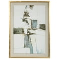 thumbnail image 1 of Uttermost Crosswalk MDF Glass and Linen Framed Print in Black/Blue/Gold, 1 of 7