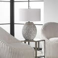 thumbnail image 1 of Uttermost Cyprien Transitional Iron Ceramic and Fabric Table Lamp in Gray, 1 of 5