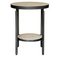 thumbnail image 1 of Uttermost Dauntless Travertine Side Table, 1 of 7