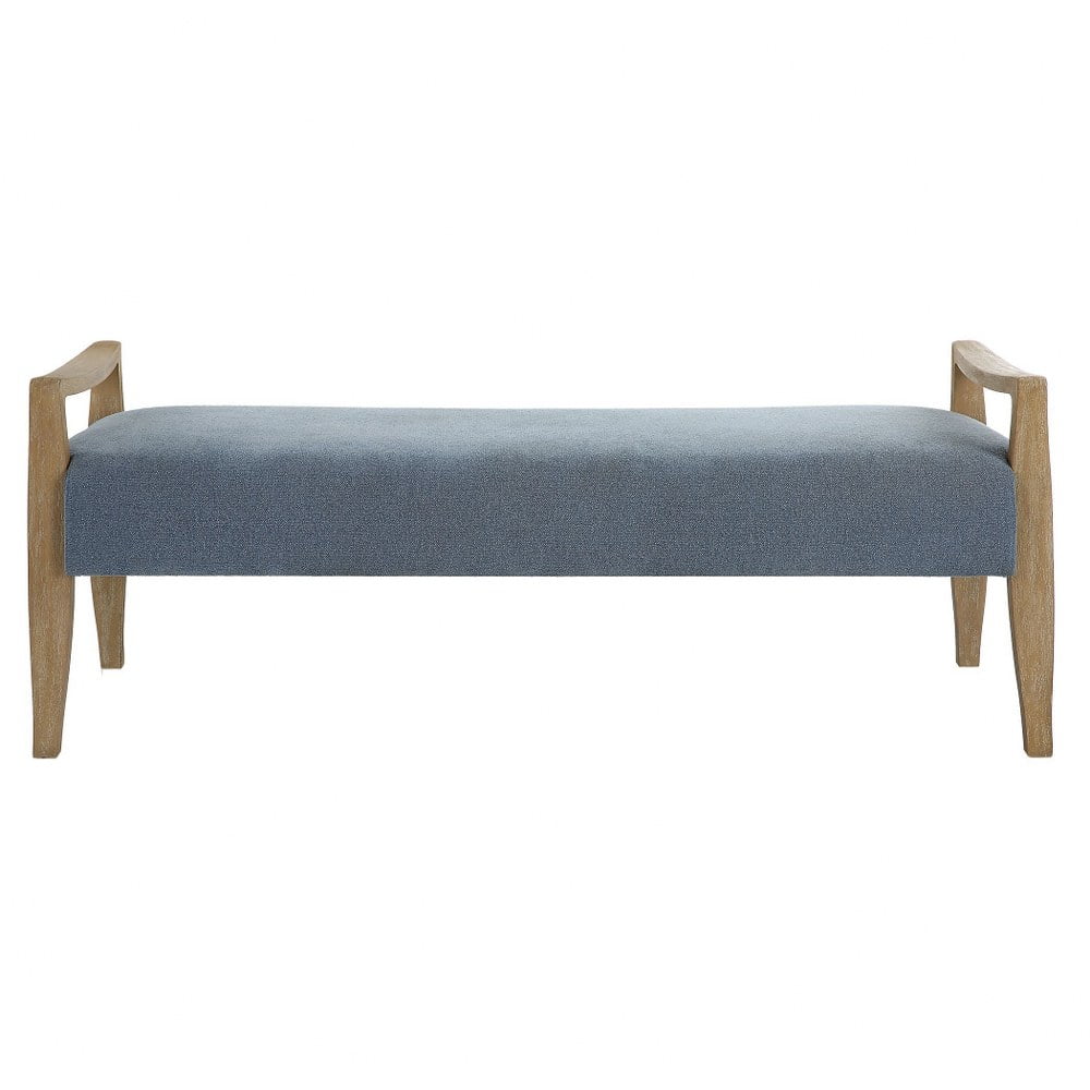 Uttermost Daylight Sky Blue Bench