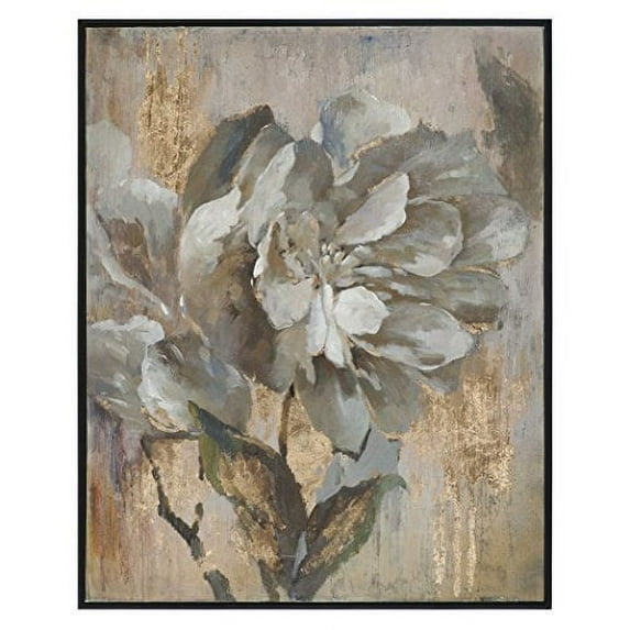 Uttermost Dazzling Contemporary Wood and Acrylic Floral Art in Multi-Color