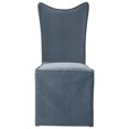thumbnail image 1 of Uttermost Delroy Contemporary Fabric Armless Chairs in Blue/Gray (Set of 2), 1 of 7
