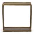thumbnail image 1 of Uttermost Derwent Modern Aluminum Side Table in Antique Brass, 1 of 5