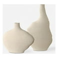 thumbnail image 1 of Uttermost Duostacked Matte White Vases Set of 2, 1 of 3