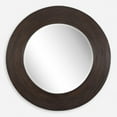 thumbnail image 1 of Uttermost Dutton Dark Walnut Round Mirror, 1 of 4