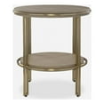 thumbnail image 1 of Uttermost Elise Round Brass Side Table, 1 of 5
