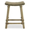 thumbnail image 1 of Uttermost Everglade 26.5" Transitional Sea Grass & Wood Counter Stool in Natural, 1 of 6