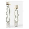 thumbnail image 1 of Uttermost Feamelo Ivory Stone Candleholders Set of 2, 1 of 4