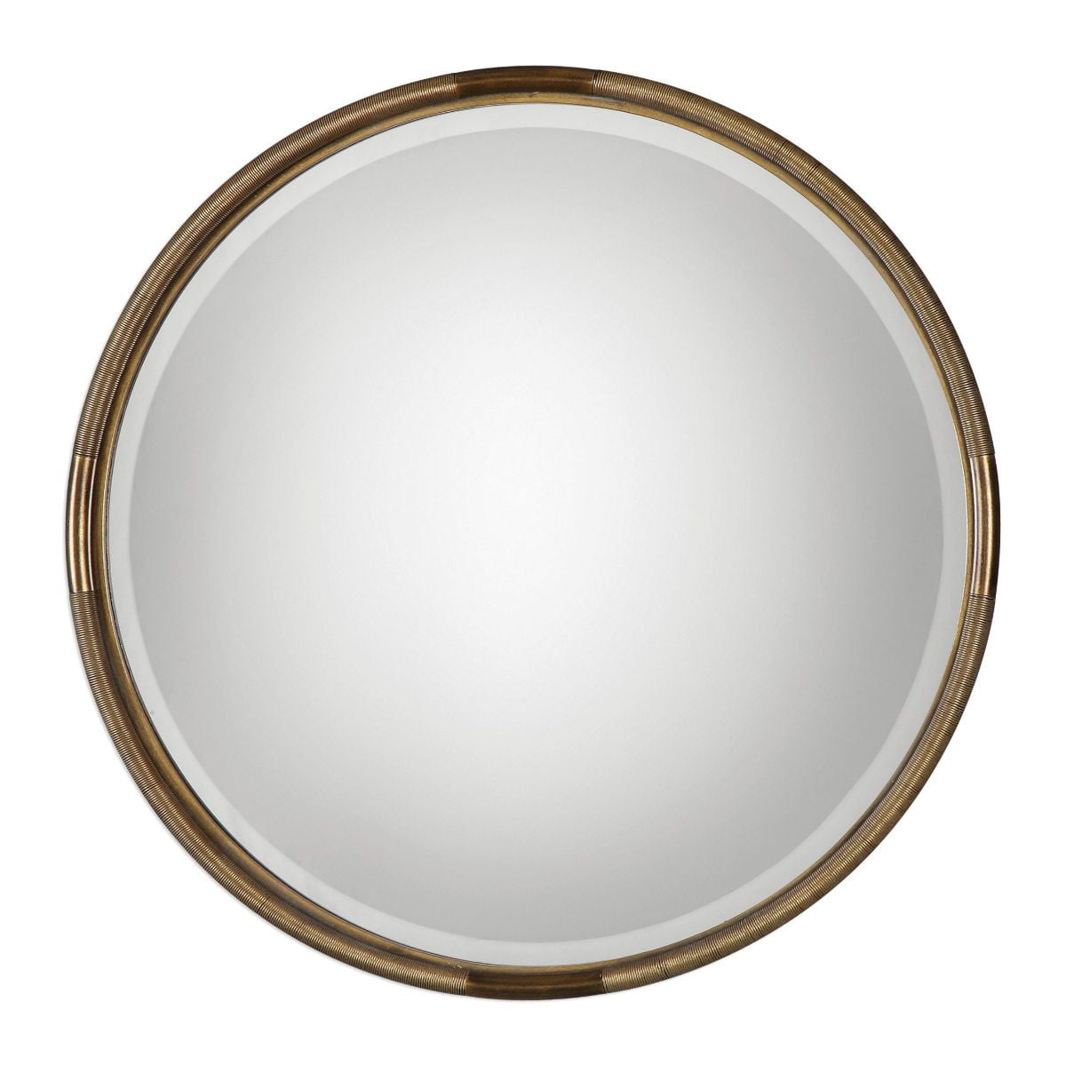 Uttermost Finnick Iron Coil Round Mirror - Walmart.com