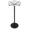 thumbnail image 1 of Uttermost Forge Contemporary Metal & Crystal Accent Table in Rustic Brown/Clear, 1 of 5