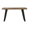thumbnail image 1 of Uttermost Freddy Metal Accent Console Table in Weathered Oak and Aged Black, 1 of 7