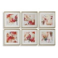 thumbnail image 1 of Uttermost Fresh Start Red Abstract Prints Set of 6, 1 of 8