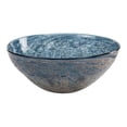 thumbnail image 1 of Uttermost Genovesa Coastal Blown Glass Decorative Bowl in Aqua Blue/Gold, 1 of 6