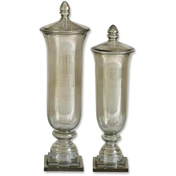 Uttermost Gilli Glass Decorative Containers (Set of 2)