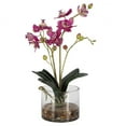 thumbnail image 1 of Uttermost Glory Orchid Contemporary Glass/Plastic Plant in Clear/Pink, 1 of 4