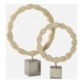 thumbnail image 1 of Uttermost Ivory Fusion Stone Rings Set of 2, 1 of 4