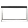 thumbnail image 1 of Uttermost Jase Contemporary Wood and Metal Console Table in Black/Silver, 1 of 5