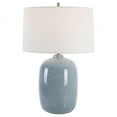 thumbnail image 1 of Uttermost Jubilee Coastal Ceramic and Fabric Table Lamp in Blue/Nickel, 1 of 7