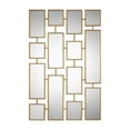 thumbnail image 1 of Uttermost Kennon Forged Gold Rectangles Mirror, 1 of 4