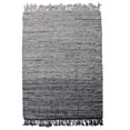 thumbnail image 1 of Uttermost Kirvin 108x144" Modern Leather Rug in Brown and Charcoal, 1 of 4