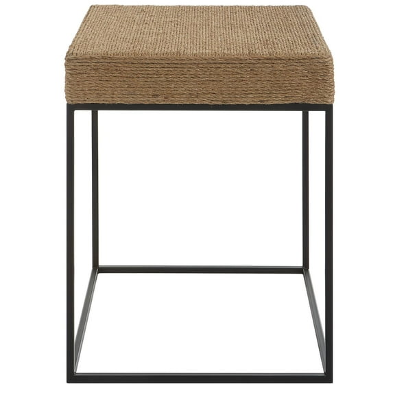 Uttermost Laramie Rustic Rope Accent Table in Brown
