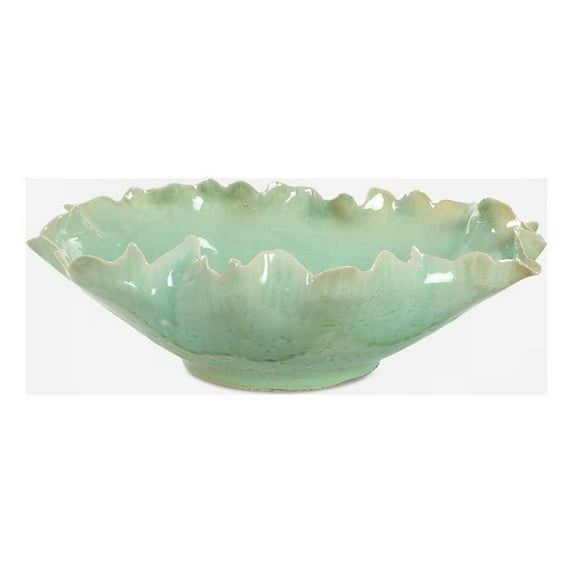 Uttermost Lila Green Glass Bowl