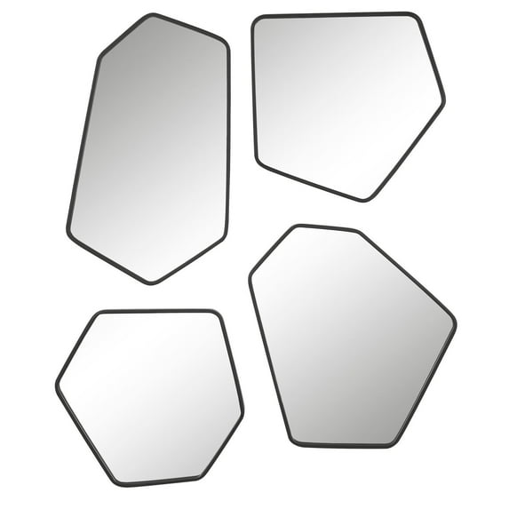 Uttermost Linneah Black Mirrors, Set of 4