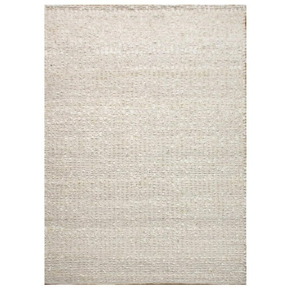 Uttermost Lovelle 108x72" Hand Woven Coastal New Zealand Wool Rug in Ivory