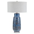 thumbnail image 1 of Uttermost Magellan Coastal Ceramic and Iron Table Lamp in Aged Indigo Blue, 1 of 8