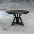 thumbnail image 1 of Uttermost Maiva 56" Round Mango Wood and MDF Dining Table in Black, 1 of 10